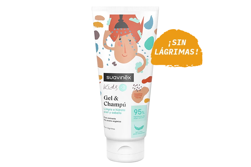 Gel y champú para niños